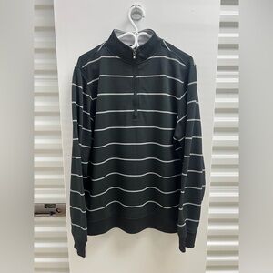 FootJoy Black Striped Sweater